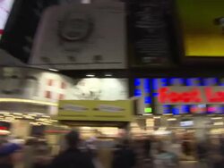 Times Square or NY streets, New York City, USA Stock Footage
