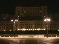 Ceausescu's Palace Stock Footage