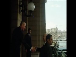 SYND14/02/71 GREEK DEPUTY PREMIER STYLIANOS PATTAKOS MEETS WITH EGYPTIAN PRESIDENT ANWAR SADAT News Clip