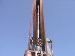 Oil Dunking Bird - Close Up Stock Footage