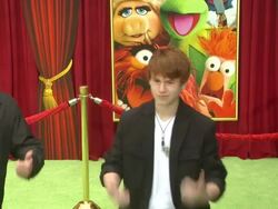 Justin Tinucci at the The World Premiere of Walt Disney's 'The Muppets' at Hollywood CA. (Footage by WireImage Video/Getty Images Entertainment Video) Stock Footage