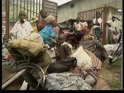 Thousands flee destruction of volcano's eruption News Clip