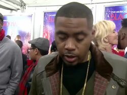 INTERVIEW - Nas talks about what attracted him to the role, praises the director and the work of Langston Hughes at â€˜Black Nativityâ€™ New York Premiere Presented By Fox Searchlight Pictures Stock Footage