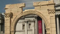 CLEAN : Palmyra arch rises again in London's Trafalgar Square News Clip