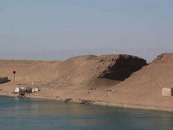 Suez coast Stock Footage