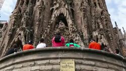 La Sagrada Familia Stock Footage