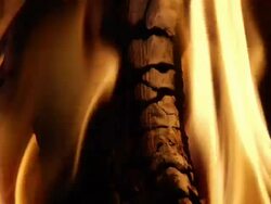 Close to fire Stock Footage