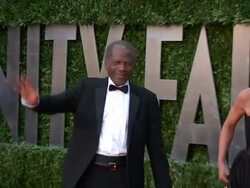 Sidney Poitier at the 2011 Vanity Fair Oscar Party Inside  at Hollywood CA. (Footage by WireImage Video/GettyImages) Stock Footage