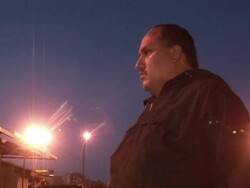 April 3 2009 MONTAGE Mexican Police officers assembling in formation and getting in squad cars, Juarez, Chihuahua, Mexico, AUDIO Stock Footage