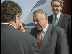 Albania - Foreign delegation arrive News Clip