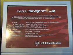 2003 Dodge SRT-4 montage Stock Footage