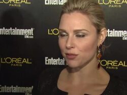 INTERVIEW: Cara Buono on what brings her out tonight. (Footage by WireImage Video/GettyImages) Stock Footage