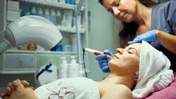 Mesotherapy treatment Stock Footage