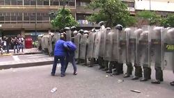 CLEAN : Crackdown on small protest shows tension in Venezuela News Clip