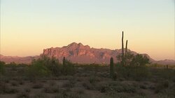 Stock shots of the desert landscape near Mesa, Arizona News Clip