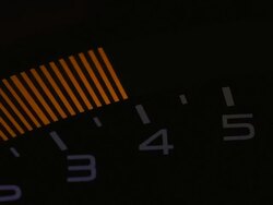 ECU digital tachometer Stock Footage