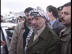 WEST BANK: ARAFAT'S REACTION TO DECISION TO BUILD JEWISH SETTLEMENT News Clip