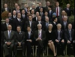 British Treasury chief Alistair Darling sounded upbeat on Saturday about the potential success of talks among international finance officials who are divided on how to tackle the global economic crisis. News Clip