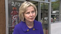 Congresswoman Lois Capps of California visited a memorial for the victims of a weekend shooting rampage across the seaside California college town of Isla Vista. (May 25) News Clip