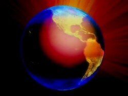 (Loop) Heat Earth Stock Footage