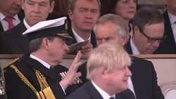 Tony Blair Talking at War Memorial News Clip