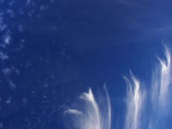 PAL: Cirrus clouds Stock Footage