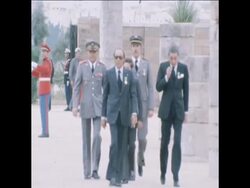 SYND 8 11 76 KING HASSAN MARKS ANNIVERSARY OF GREEN MARCH INTO SPANISH SAHARA News Clip