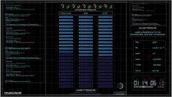 Designing Sci-fi user interface Stock Footage