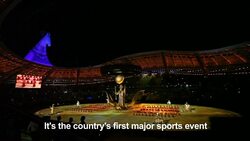 CLEAN : Spectacular opening ceremony for sports meet in Turkmenistan News Clip