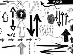 Animated Sketches - Hand Drawn Arrows (Full HD) Stock Footage