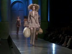 EVENT CAPSULE CLEAN: CHRISTIAN DIOR: Paris Fashion Week A/W 2010 Stock Footage