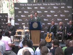Rock and Roll Hall of Fame Makes A Special Announcement Stock Footage