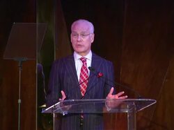 SPEECH - Tim Gunn at March of Dimes Celebration of Babies Luncheon Honoring Jennifer Lopez in Los Angeles, CA on 12/06/13 Stock Footage