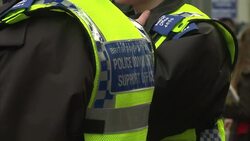 Anonymous British Transport Police Officers News Clip