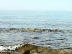 Water Horizon Stock Footage