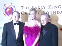 Wayne LaPierre, Susan LaPierre, Shawn King and Larry King at 18th Annual Larry King Cardiac Foundation Gala Stock Footage