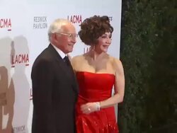 Lynda Resnick & Stewart Resnick at the LACMA Presents 'The Unmasking' at Los Angeles CA. (Footage by WireImage Video/GettyImages) Stock Footage