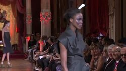 Westwood does ' global exotic ' at her paris fashion show News Clip