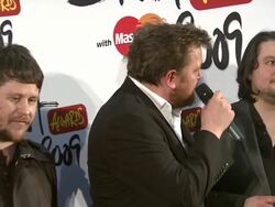 Brit Awards Backstage Stock Footage