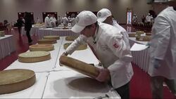Cheeses from 22 countries are vying to be world champion as judging starts for the 2014 World Championship Cheese Contest in Wisconsin. (March 18) News Clip