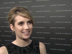 INTERVIEW: Emma Roberts on what she's wearing at David Yurman & P.S. Arts Celebrate The Opening Of David Yurman's Beverly Hills Flagship Boutique on 5/10/12 in Beverly Hills, CA. Stock Footage