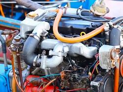 Boat engine Stock Footage