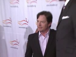 Michael J. Fox and Brian Grant  Stock Footage