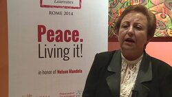 CLEAN : Nobel winner tells US to throw books not bombs at Islamic State News Clip