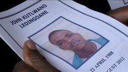 South Africa - 34 killed in shooting at South African mine / Hundreds of miners charged in deaths of 34 killed by police / Mine workers held in connection with murder of 34 colleagues released after charges dropped News Clip