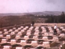 Israel Military Cemetery 1962 Stock Footage