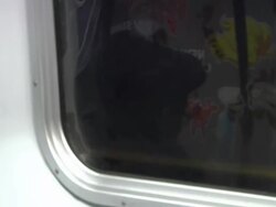 Passengers on board a New York subway train News Clip