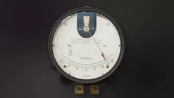 Vintage Kilowatt Meter Stock Footage