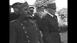 Spanish Dictator General Francisco Franco leaves after visit with Vichy French leader Marshal Henri-Philippe Petain News Clip