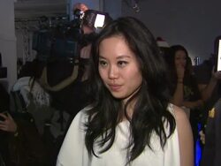 Designer Wen Shi at Crest 3D White Presents Art Garde Designers at The Box at Lincoln Center on 02/09/2012 in New York, NY, United States Stock Footage